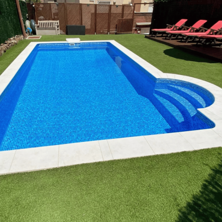 PVC armé 150/100 ème SOPREMAPOOL DESIGN Verni imprimé pour piscine