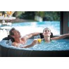 Lot de 2 appuie-têtes et 1 porte-gobelets (2 en 1) pour spa gonflable OCTOPUS