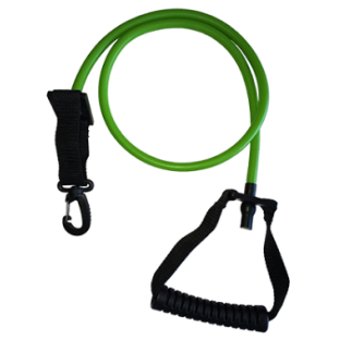 Elastique-de-force-pour-aquabike-résistance-niveau-2-coloris-vert-WATERFLEX