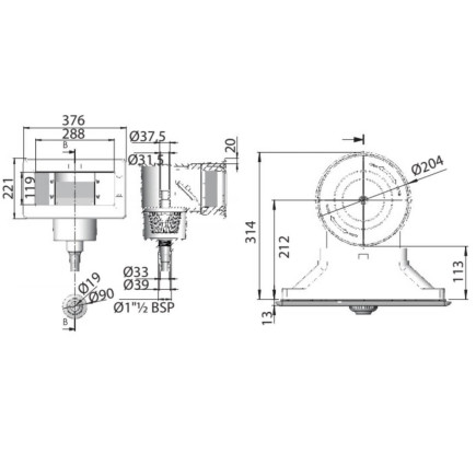 Mini Skimmer Grande Meurtrière Hors Sol ASTRALPOOL