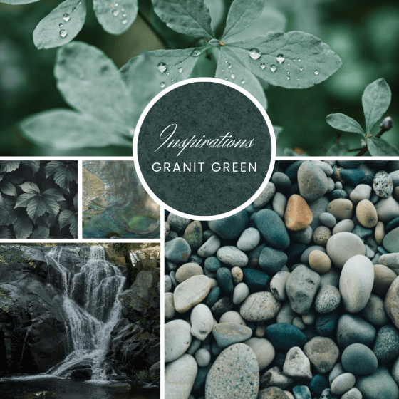 planche d'inspiration granit green