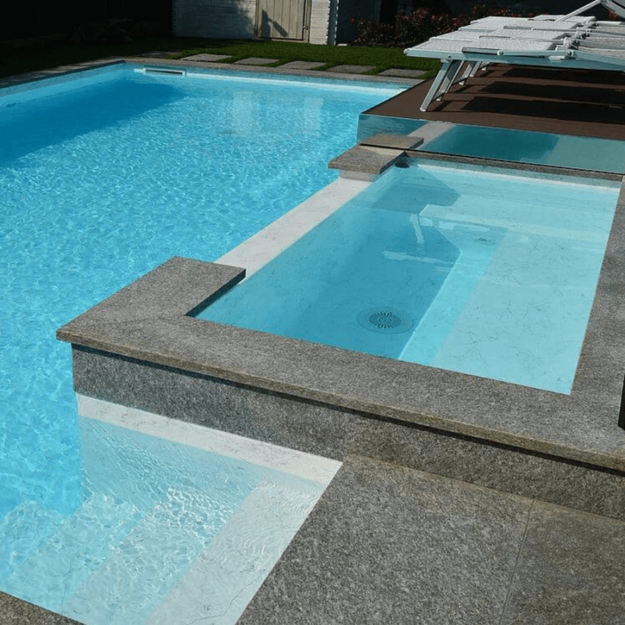 Piscine avec PVC armé ALKORPLAN 3D TOUCH 3000 couleur vanity