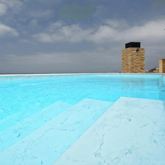 Piscine avec PVC armé ALKORPLAN 3D TOUCH 3000 couleur vanity