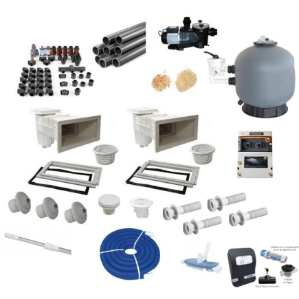 Kit de filtration traitement au Sel 2 APF-2024