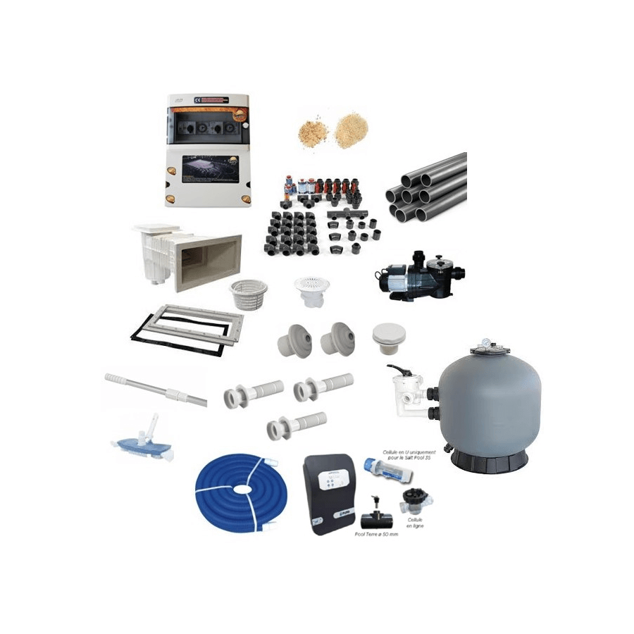 Kit de filtration traitement au sel 1 APF-2024 Kit de filtration traitement au sel 1 APF-2024