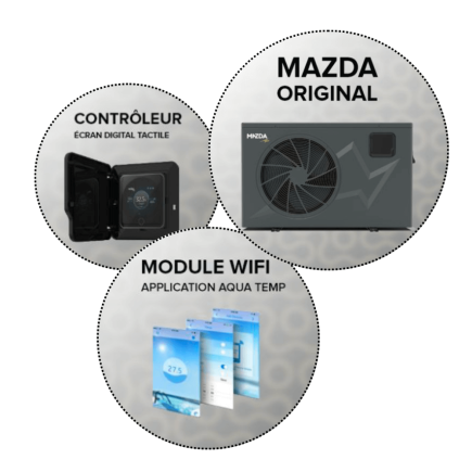 Pompe à Chaleur pour Piscine MAZDA ORIGINAL