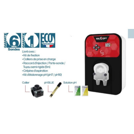PH Pilot pour régulation automatique du pH de votre bassin
