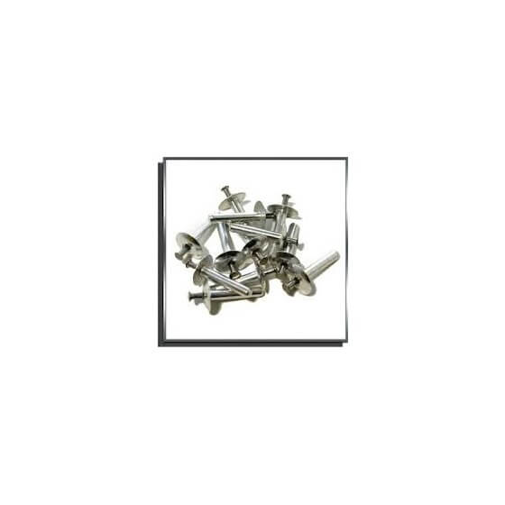 Rivets inox à frapper 4,8x20mm pour piscine PVC armé (Boîte de 250pcs)