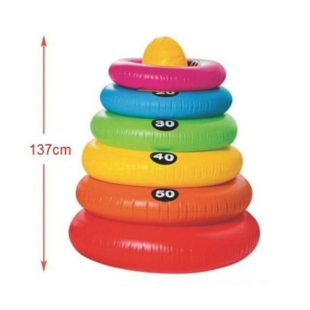 Pyramide d'anneaux gonflable C/04