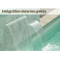 Lames d'eau cascade pour piscine POWERFALL Lames d'eau cascade pour piscine POWERFALL