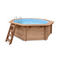 Kit complet Piscine HORS-SOL en bois TROPICAL SUNSHINE 434×401×116 cm Kit complet Piscine HORS-SOL en bois TROPICAL SUNSHINE 434×401×116 cm