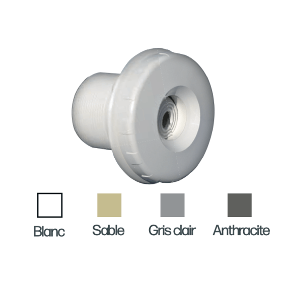 Refoulement orientable pour piscine liner