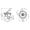 Vanne 6 voies 3'' Astralpool - Magnum pour filtre de piscine