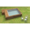 Coffre bois pour Piscine Urbaine myPOOL