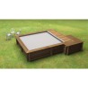 Coffre bois pour Piscine Urbaine myPOOL