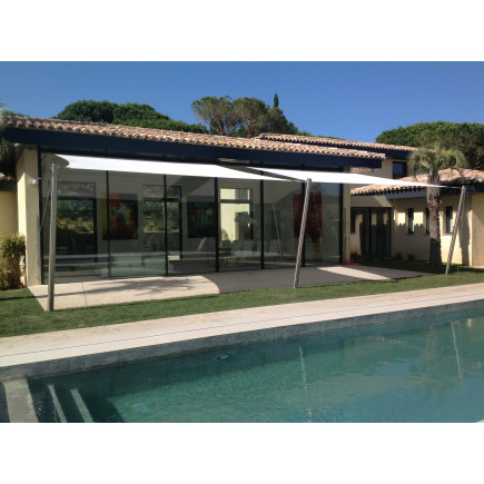 Voile d'ombrage rectangulaire HARMONIE haute qualité