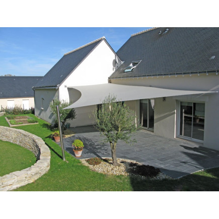 Voile d'ombrage rectangulaire HARMONIE haute qualité