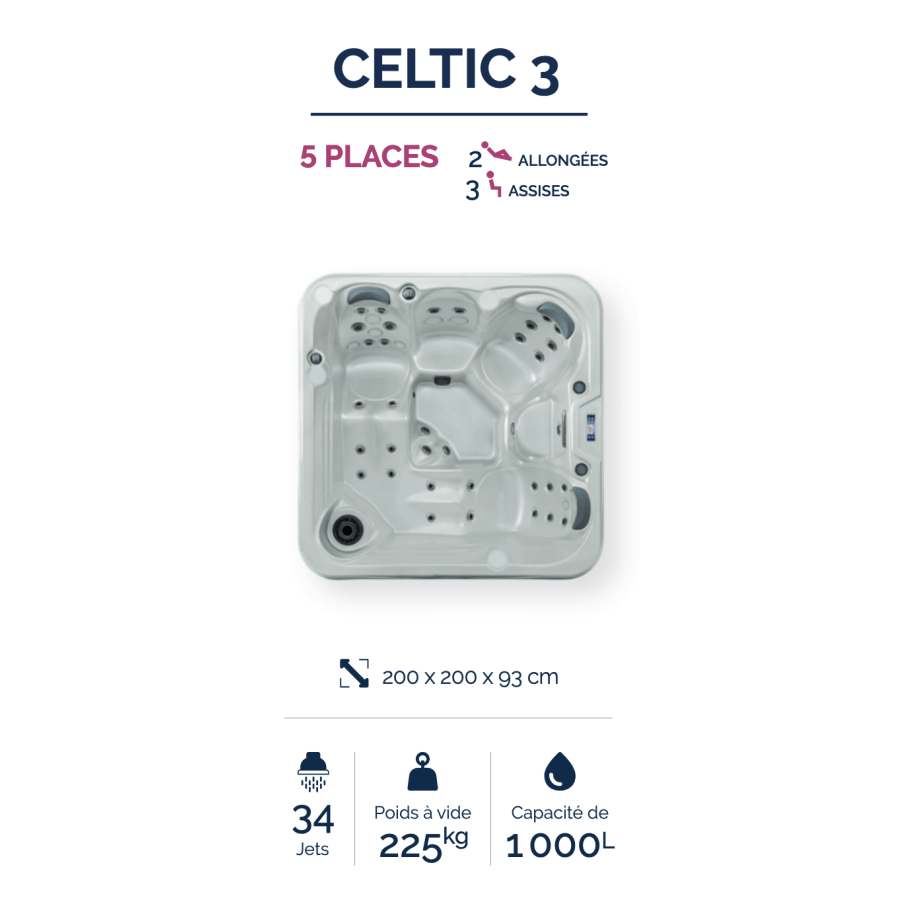 Spa Netspa Celtic 3 - 5 places