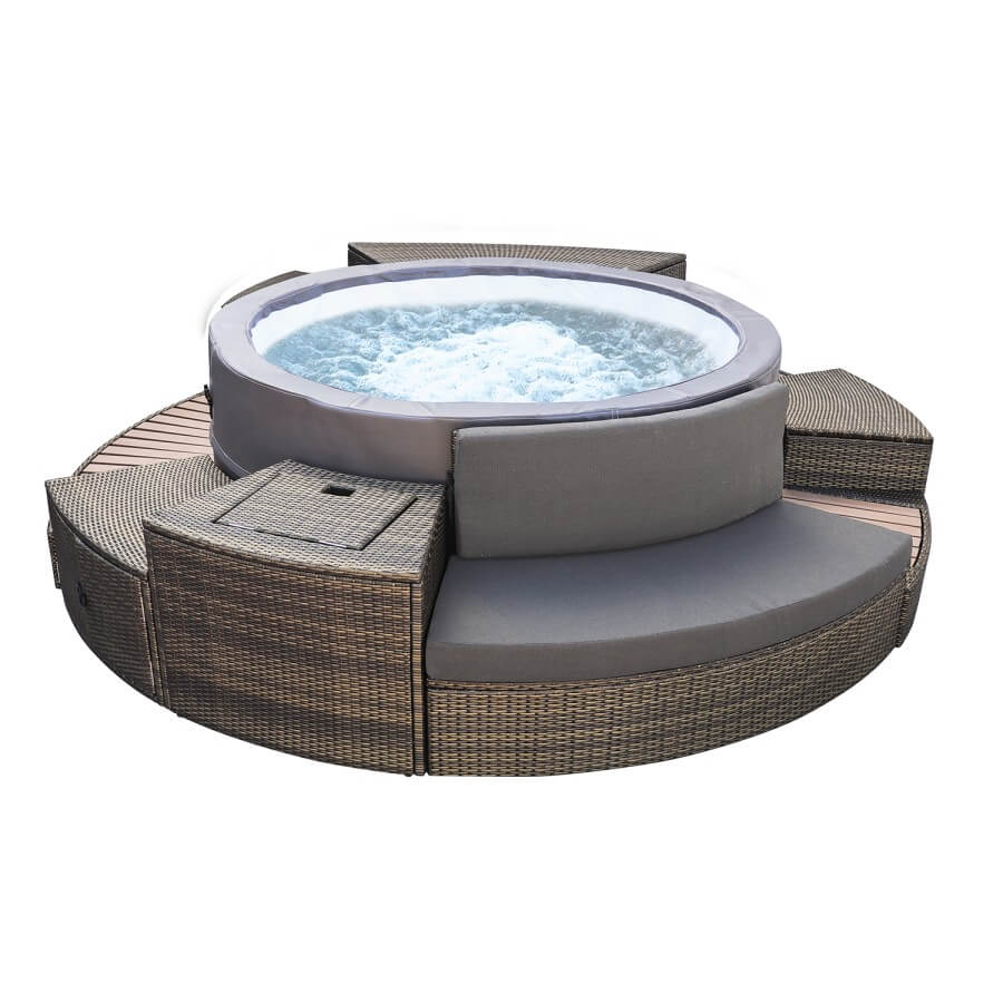 Mobilier VITA PREMIUM 5 éléments pour habiller et sublimer votre SPA Mobilier VITA PREMIUM 5 éléments pour habiller et sublimer votre SPA