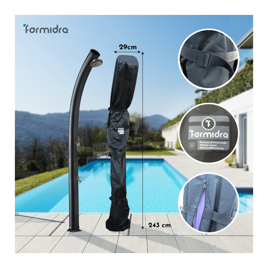 Housse d'hivernage pour douche spécial extérieur pour piscine Housse d'hivernage pour douche spécial extérieur pour piscine