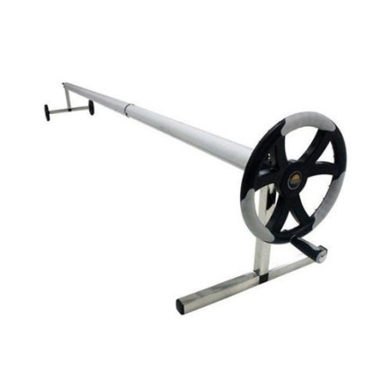 Enrouleur manuel de bâche à bulles pour PISCINE 