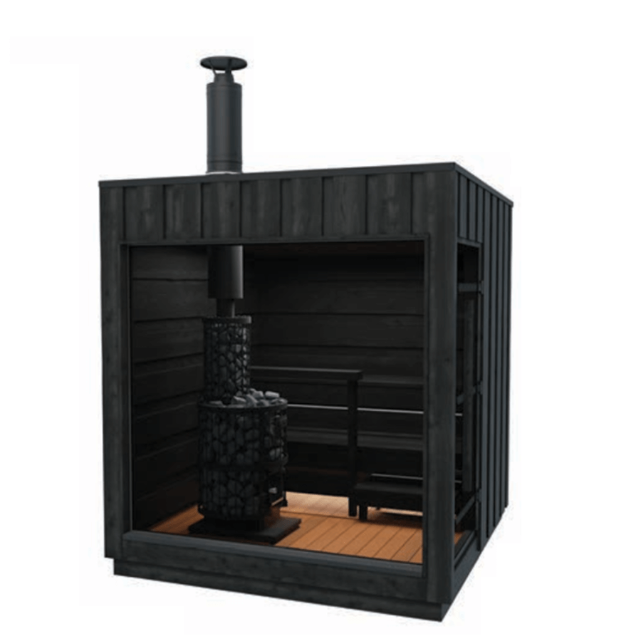 Sauna extérieur finlandais HARVIA Legend avec Vestiaire Sauna extérieur finlandais HARVIA Legend avec Vestiaire