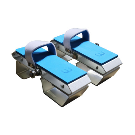 Kit Pédales pour Vélo de Piscine / Aquabike Waterflex - Coloris Bleu Clair