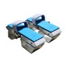 Kit Pédales pour Vélo de Piscine / Aquabike Waterflex - Coloris Bleu Clair