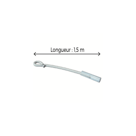 photo d'un tendeur pour bâche à bulles de piscine