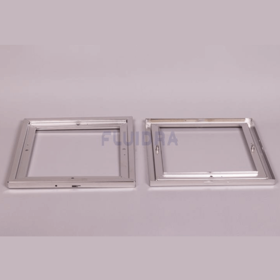 Grille de Bonde de Fond Carrée en Inox 316