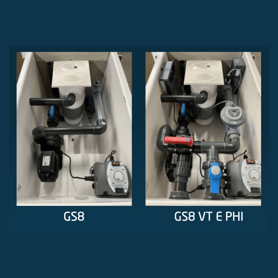 GS8 – Mur Filtrant Intégré pour Mini Piscine