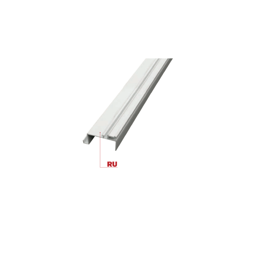 Rail d’accrochage droit en U - Longueur 2,40 m pour structures en blocs polystyrène Rail d’accrochage droit en U - Longueur 2,40 m pour structures en blocs polystyrène