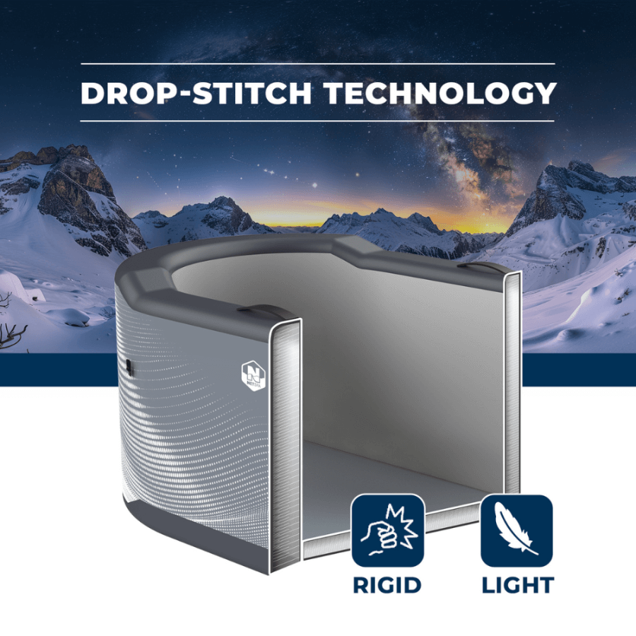 NetSpa Järvi – Bain de glace Drop-Stitch pour athlètes et amateurs de bien-être