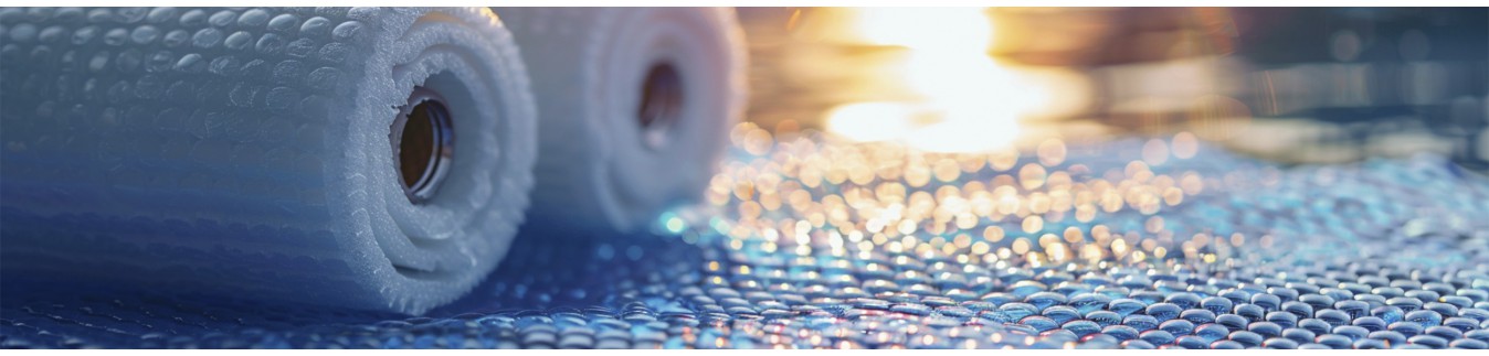 Une eau à température grâce à nos bâches à bulles sur mesure