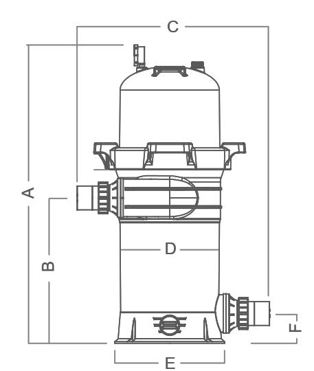 Dimension Filtre Galaxy ICF