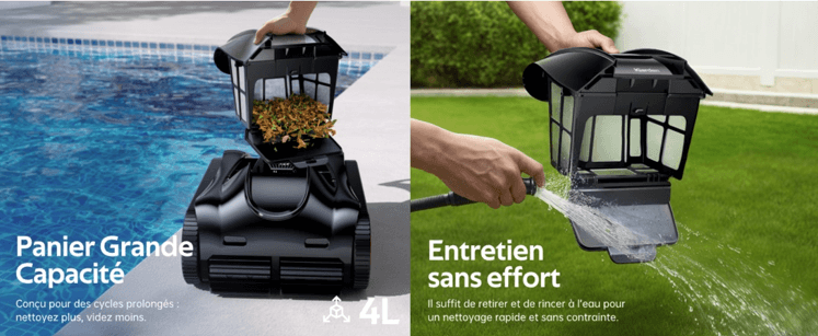 Panier Grande Capacité et Entretien Facile